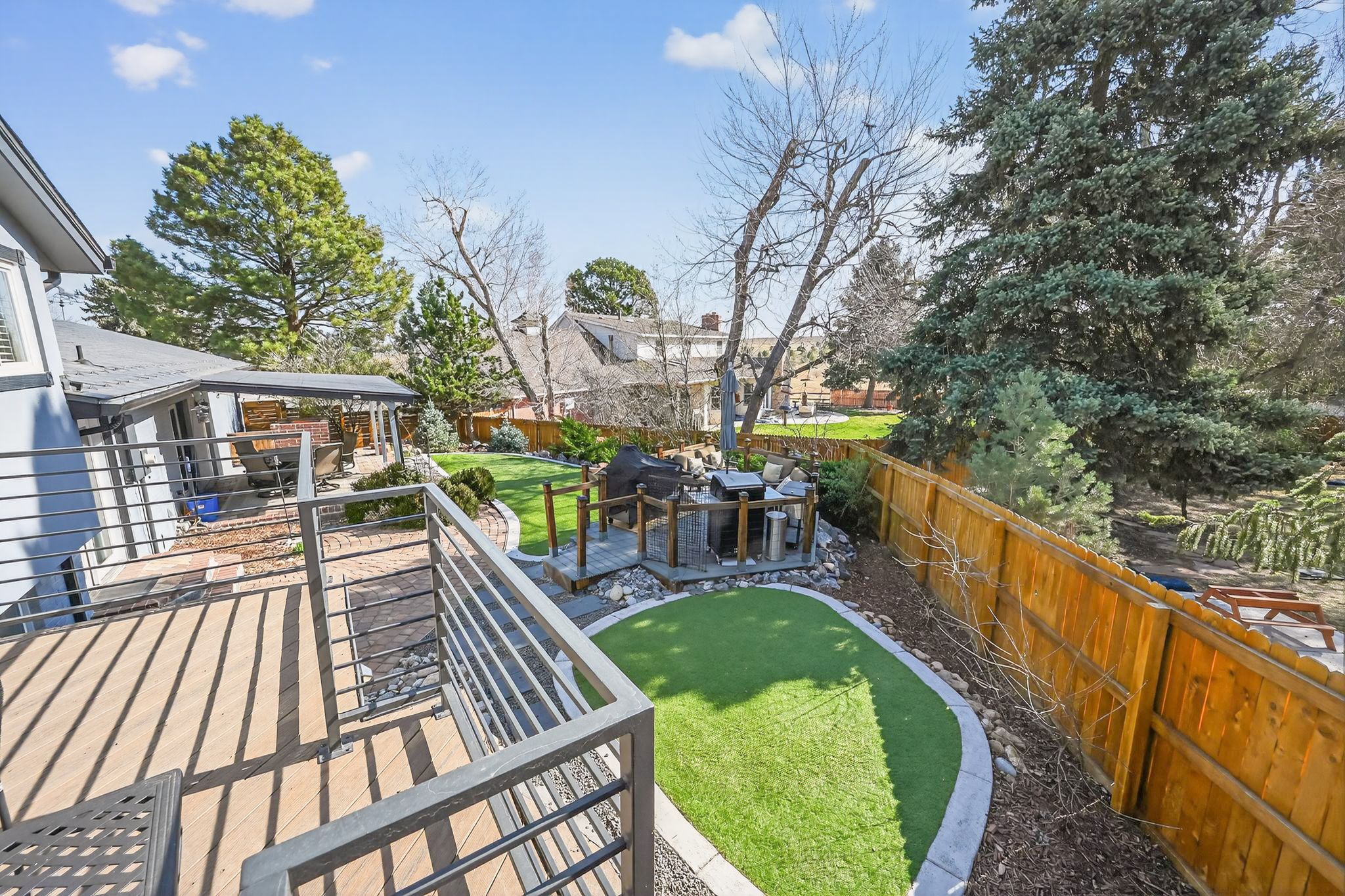Floating Deck & Backyard
